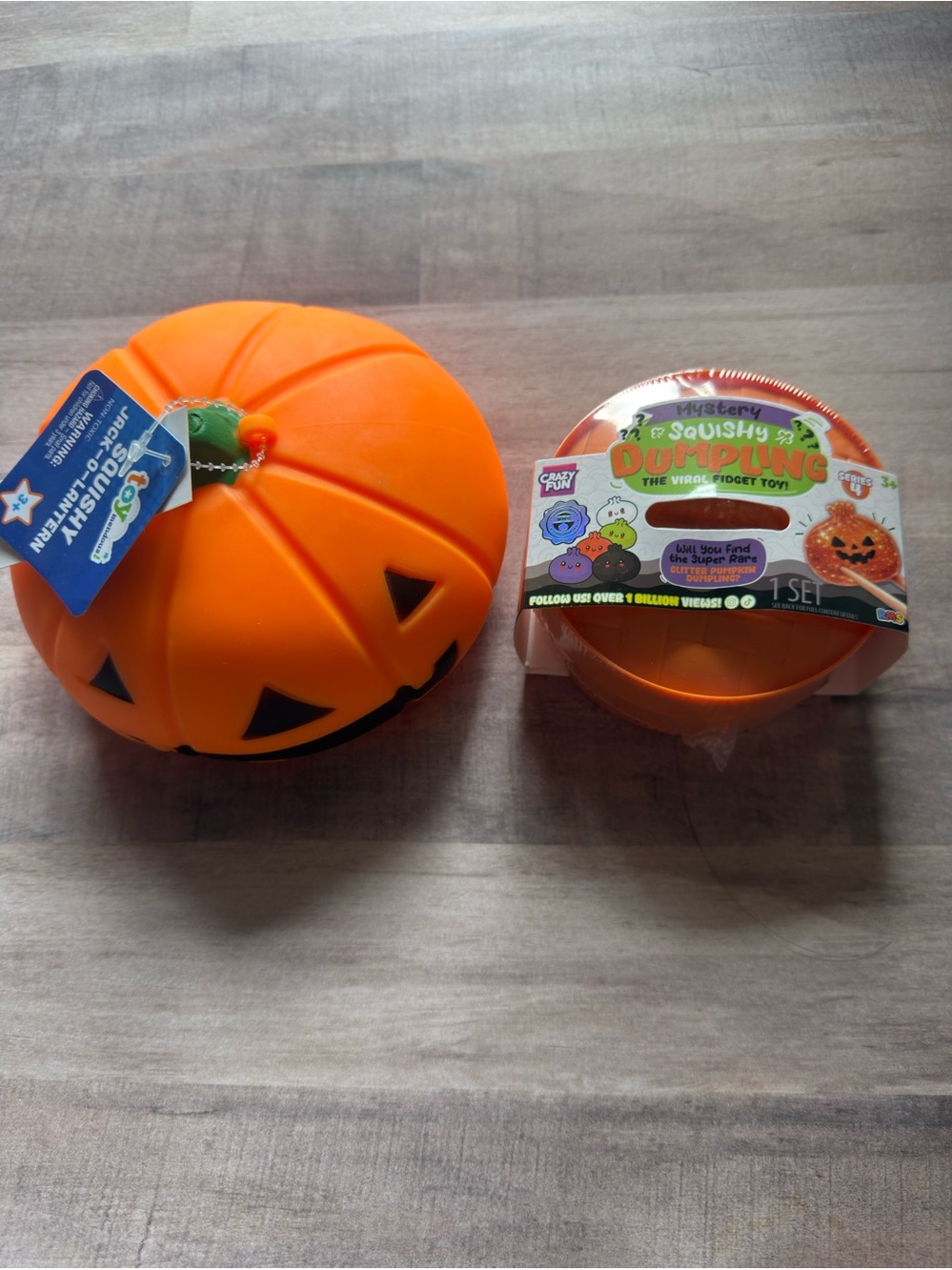 🎃 Halloween RMS Crazy Fun Mystery Dumpling + Toymendous Jack-O-Lantern Squishy